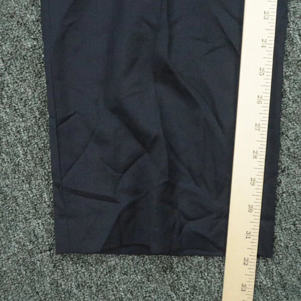 Banana Republic Pants Mens 36x32 Blue Straight Marzotto Super 120s Wool Trouser